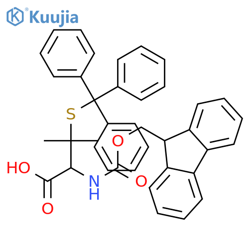 Fmoc-s-trityl-l-penicillamine structure