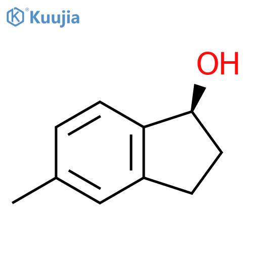 1H-Inden-1-ol, 2,3-dihydro-5-methyl-, (1S)- structure