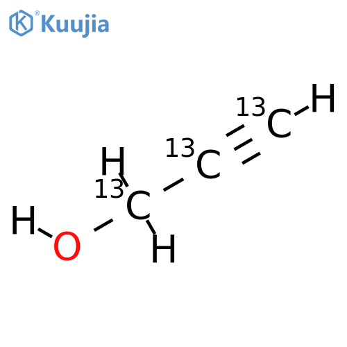 Propargyl Alcohol-13C3 structure