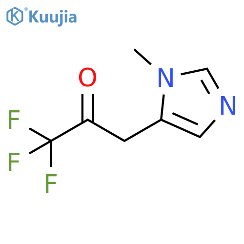 1,1,1-trifluoro-3-(1-methyl-1H-imidazol-5-yl)propan-2-one structure