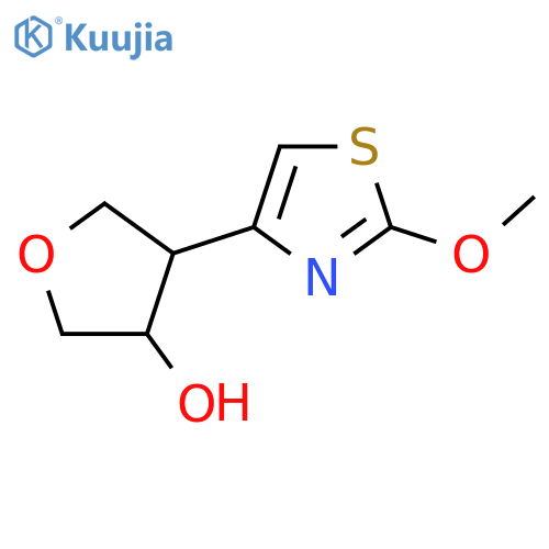 4-(2-methoxy-1,3-thiazol-4-yl)oxolan-3-ol structure