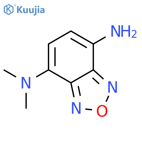 2,1,3-Benzoxadiazole-4,7-diamine, N,N-dimethyl- structure