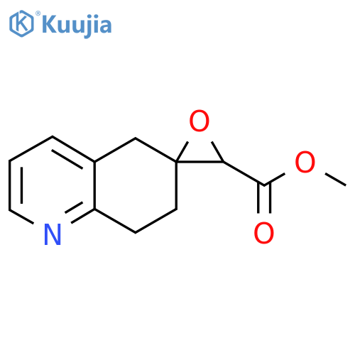 methyl 7',8'-dihydro-5'H-spiro[oxirane-2,6'-quinoline]-3-carboxylate structure