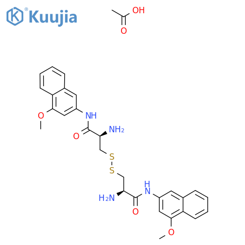 (H-Cys-4MbNA)2 acetate salt (Disulfide bond) structure
