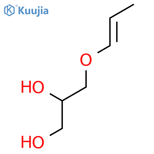 1,2-Propanediol, 3-(1-propenyloxy)- structure
