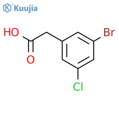 2-(3-Bromo-5-chlorophenyl)acetic Acid structure