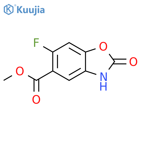 methyl 6-fluoro-2-oxo-3H-1,3-benzoxazole-5-carboxylate structure