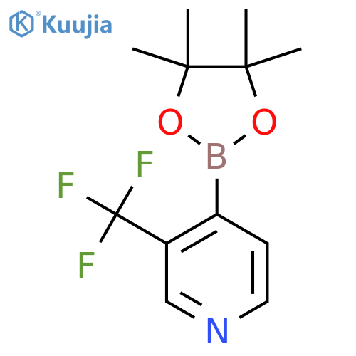 3-(Trifluoromethyl)pyridin-4-ylboronic acid pinacol ester structure