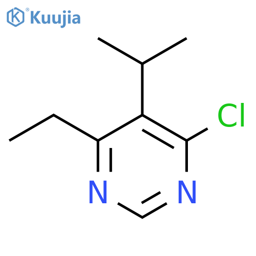 4-chloro-6-ethyl-5-(propan-2-yl)pyrimidine structure