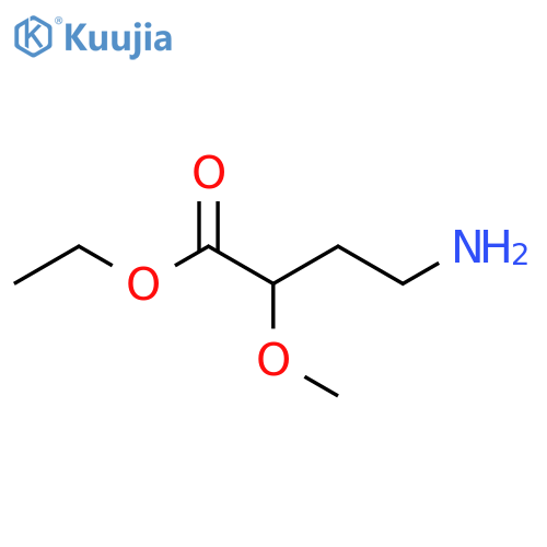 Ethyl 4-amino-2-methoxybutanoate structure