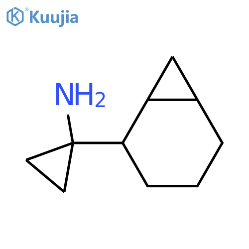 1-{bicyclo4.1.0heptan-2-yl}cyclopropan-1-amine structure