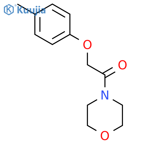 Morpholine, 4-[(4-methylphenoxy)acetyl]- structure