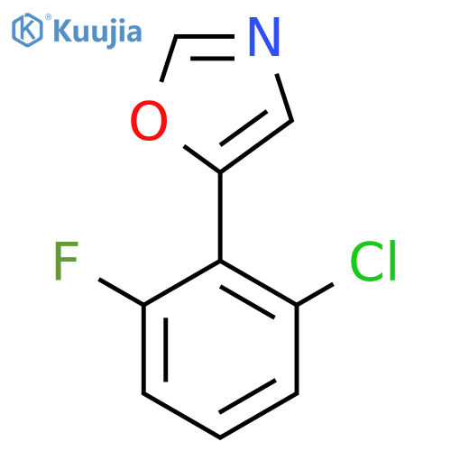 5-(2-Chloro-6-fluorophenyl)oxazole structure