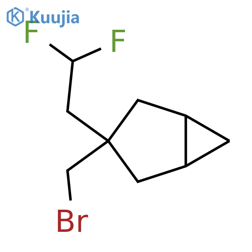 Bicyclo[3.1.0]hexane, 3-(bromomethyl)-3-(2,2-difluoroethyl)- structure