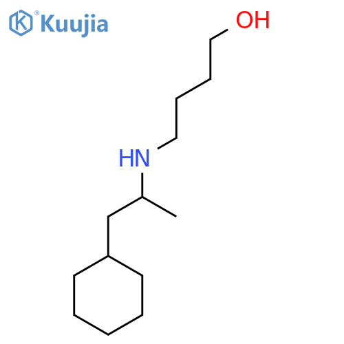 4-(1-cyclohexylpropan-2-yl)aminobutan-1-ol structure