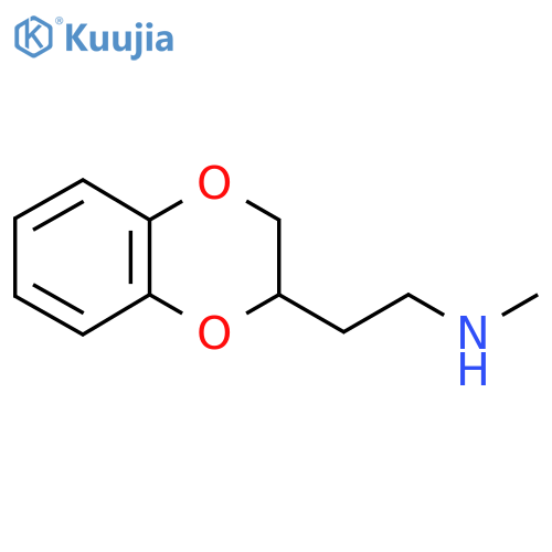 2-(2,3-dihydro-1,4-benzodioxin-2-yl)ethyl(methyl)amine structure