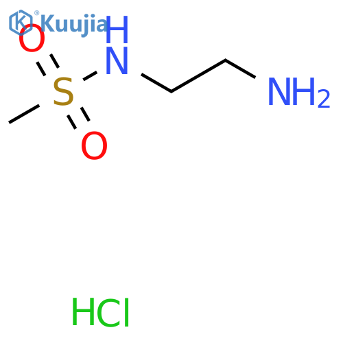 N-(2-Aminoethyl)methanesulfonamide hydrochloride structure