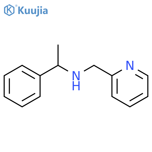 1-phenyl-N-(pyridin-2-ylmethyl)ethanamine structure