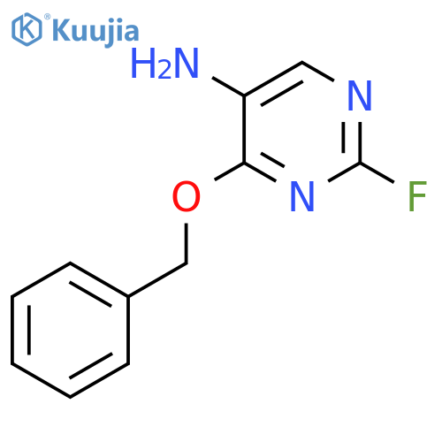 4-(benzyloxy)-2-fluoropyrimidin-5-amine structure