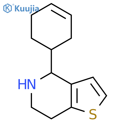 4-(cyclohex-3-en-1-yl)-4H,5H,6H,7H-thieno3,2-cpyridine structure