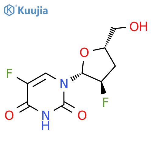 Uridine, 2',3'-dideoxy-2',5-difluoro- structure