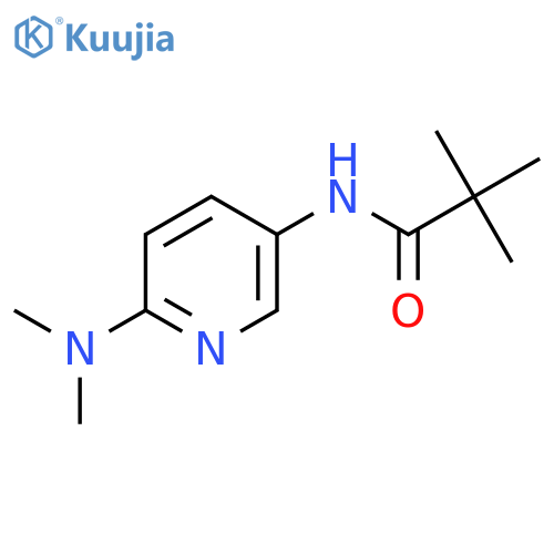 Propanamide, N-[6-(dimethylamino)-3-pyridinyl]-2,2-dimethyl- structure