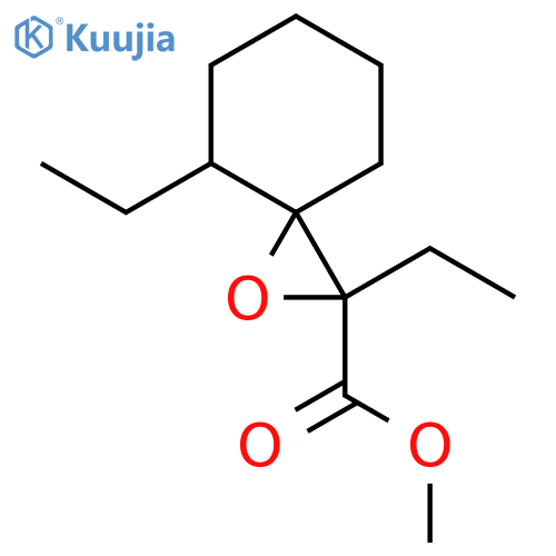 Methyl 2,4-diethyl-1-oxaspiro[2.5]octane-2-carboxylate structure
