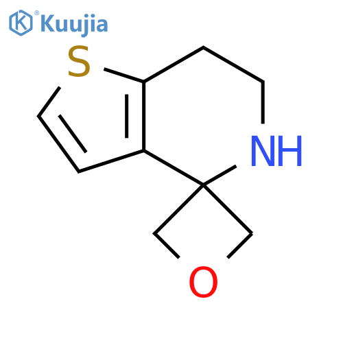 6',7'-dihydro-5'H-spirooxetane-3,4'-thieno3,2-cpyridine structure