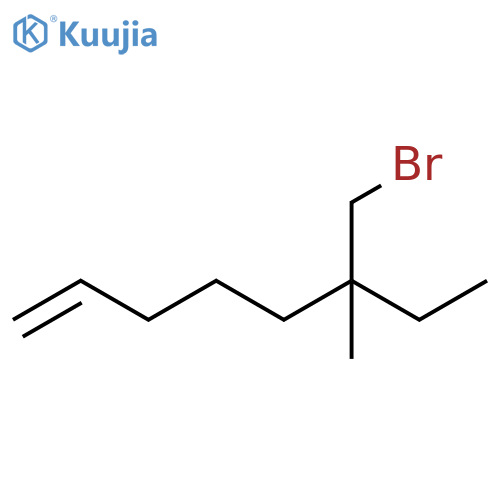 1-Octene, 6-(bromomethyl)-6-methyl- structure