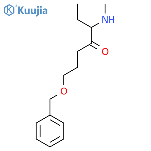1-(Benzyloxy)-5-(methylamino)heptan-4-one structure