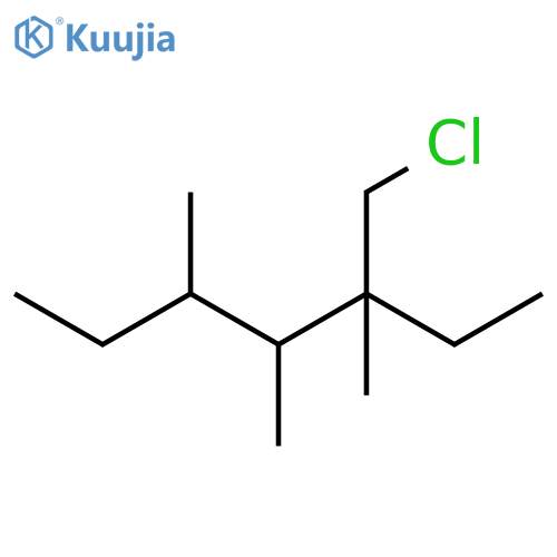Heptane, 3-(chloromethyl)-3,4,5-trimethyl- structure