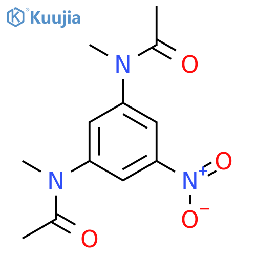 Acetamide, N,N'-(5-nitro-1,3-phenylene)bis[N-methyl- structure