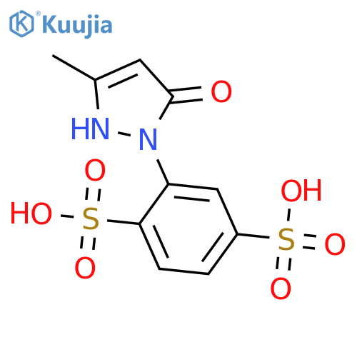1-(2,5-Disulfophenyl)-3-methyl-5-pyrazolone structure