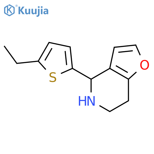4-(5-ethylthiophen-2-yl)-4H,5H,6H,7H-furo3,2-cpyridine structure