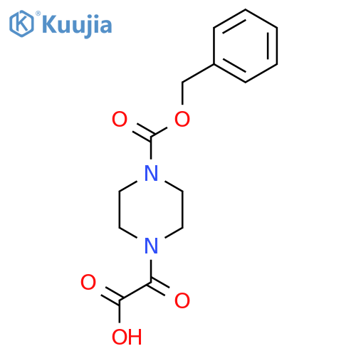2-{4-[(Benzyloxy)carbonyl]piperazin-1-yl}-2-oxoacetic acid structure