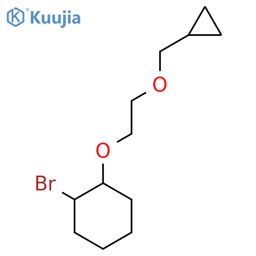 1-bromo-2-2-(cyclopropylmethoxy)ethoxycyclohexane structure