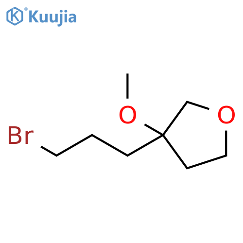 Furan, 3-(3-bromopropyl)tetrahydro-3-methoxy- structure
