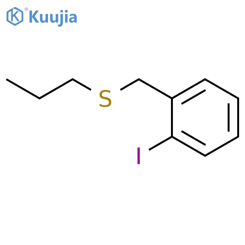 1-iodo-2-(propylsulfanyl)methylbenzene structure