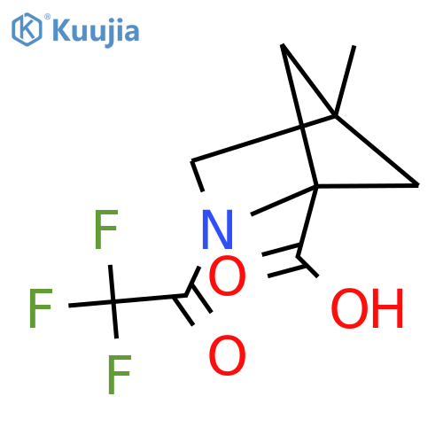 4-methyl-2-(trifluoroacetyl)-2-azabicyclo2.1.1hexane-1-carboxylic acid structure