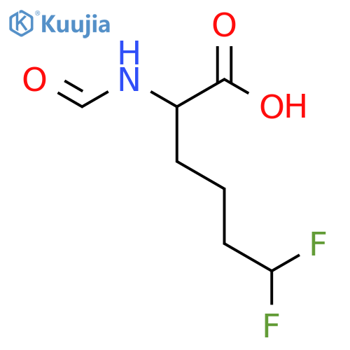 6,6-difluoro-2-formamidohexanoic acid structure