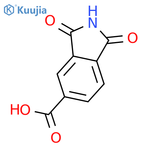1,3-Dioxoisoindoline-5-carboxylic acid structure