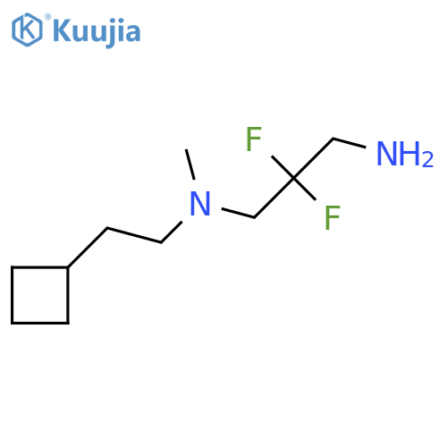 N'-(2-cyclobutylethyl)-2,2-difluoro-N'-methylpropane-1,3-diamine structure