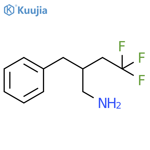 2-Benzyl-4,4,4-trifluorobutan-1-amine structure