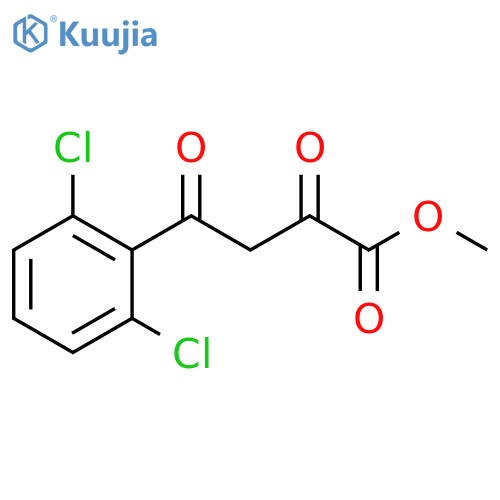 Methyl 2,6-dichloro-α,γ-dioxobenzenebutanoate structure
