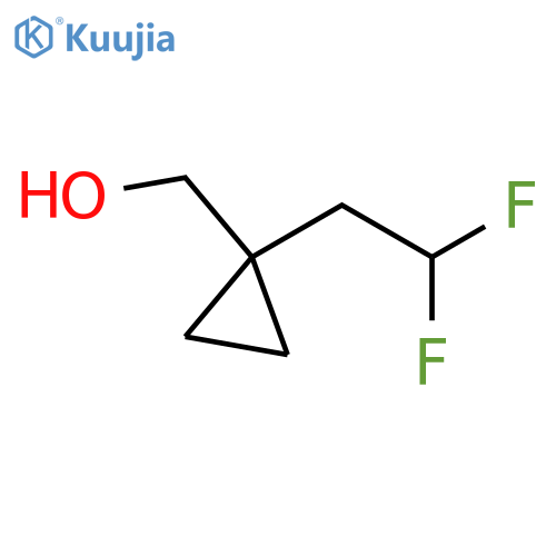 1-(2,2-difluoroethyl)cyclopropylmethanol structure
