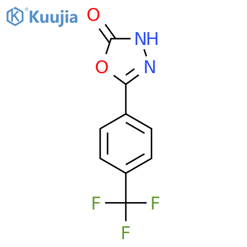 5-(4-(Trifluoromethyl)phenyl)-1,3,4-oxadiazol-2(3H)-one structure