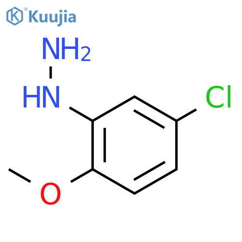 (5-Chloro-2-methoxyphenyl)hydrazine structure