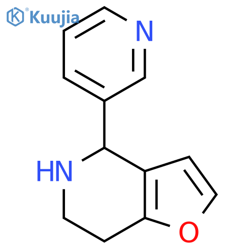 3-{4H,5H,6H,7H-furo3,2-cpyridin-4-yl}pyridine structure