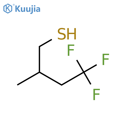 4,4,4-trifluoro-2-methylbutane-1-thiol structure