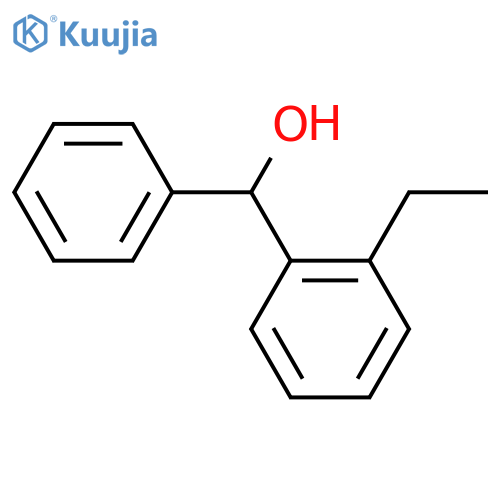Benzenemethanol, 2-ethyl-α-phenyl- structure